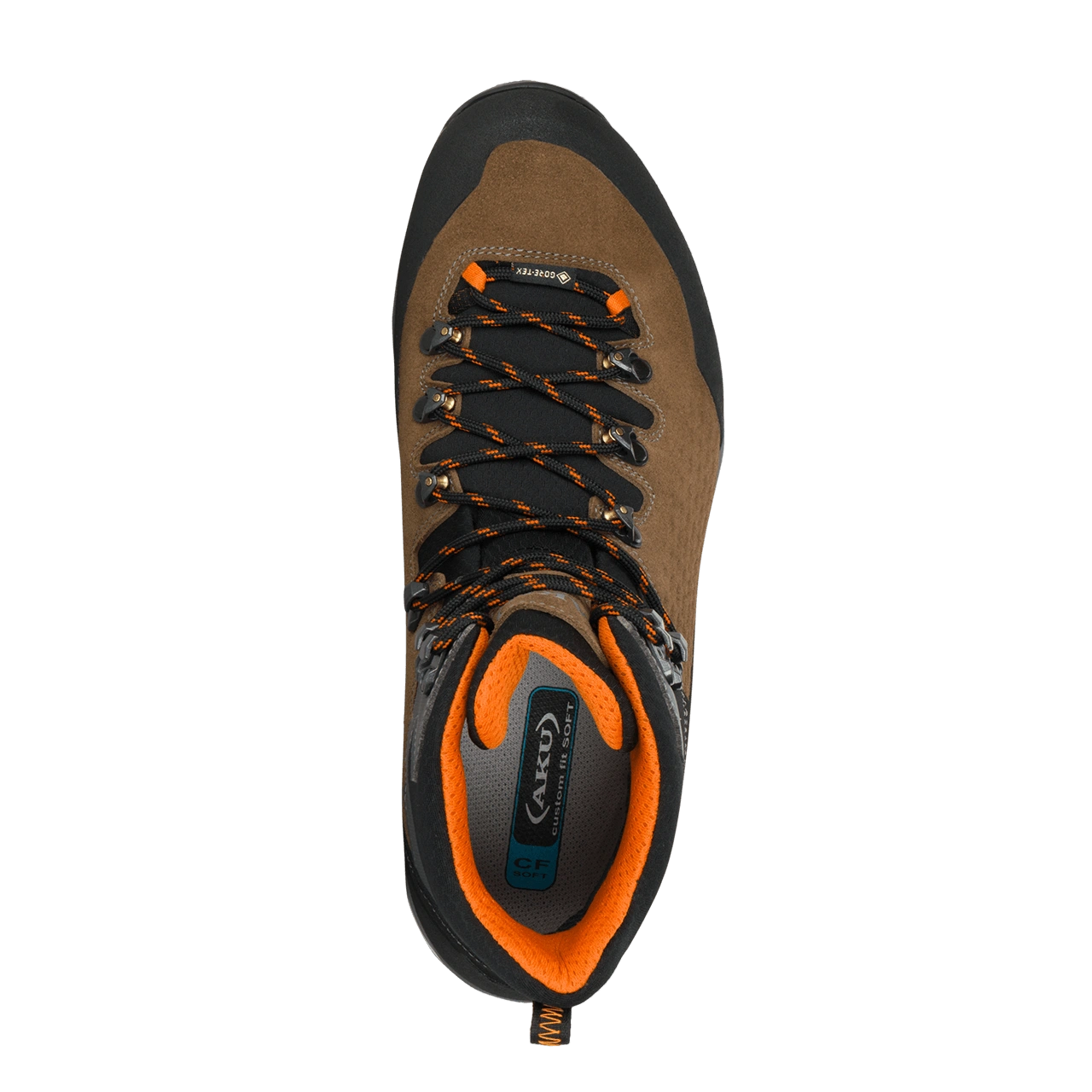 Alterra II GTX: Marrón y naranja, ¡la aventura te llama! Zapatillas listas para explorar el mundo.